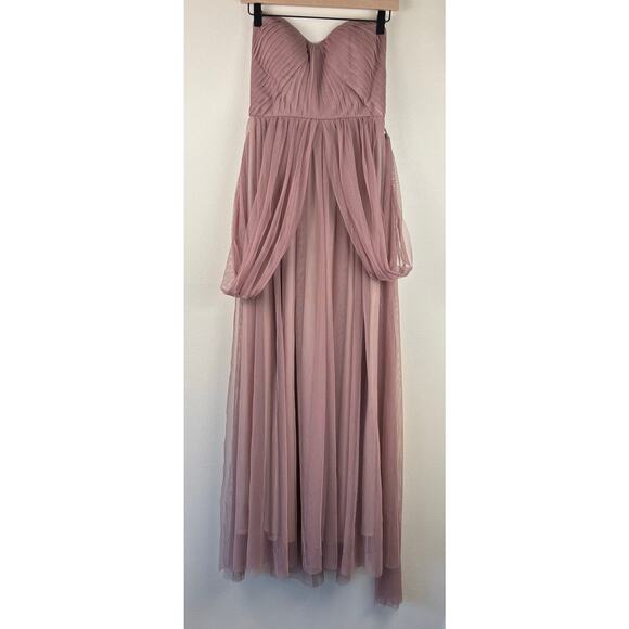 Birdy Grey Christina Sandy Taupe Convertible Dress Size Small in Sandy Taupe - Picture 4 of 13